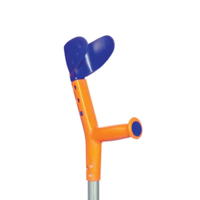 Купить детские подлокотные костыли «Tiki» 200520 сине-оранжевого цвета на сайте orto-med.com.ua
