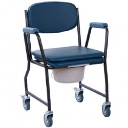 Розбірний стілець-туалет з м'яким сидінням OSD-MOD-WAVE2 (синій), Китай обрати на сайті Orto-med.com.ua
