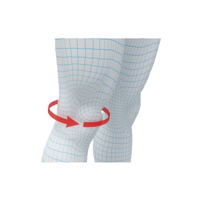 Купить эластичный наколенник с гелевой подушечкой и спиральными ребрами жесткости, Aurafix 114, (Турция), серого цвета на сайте orto-med.com.ua