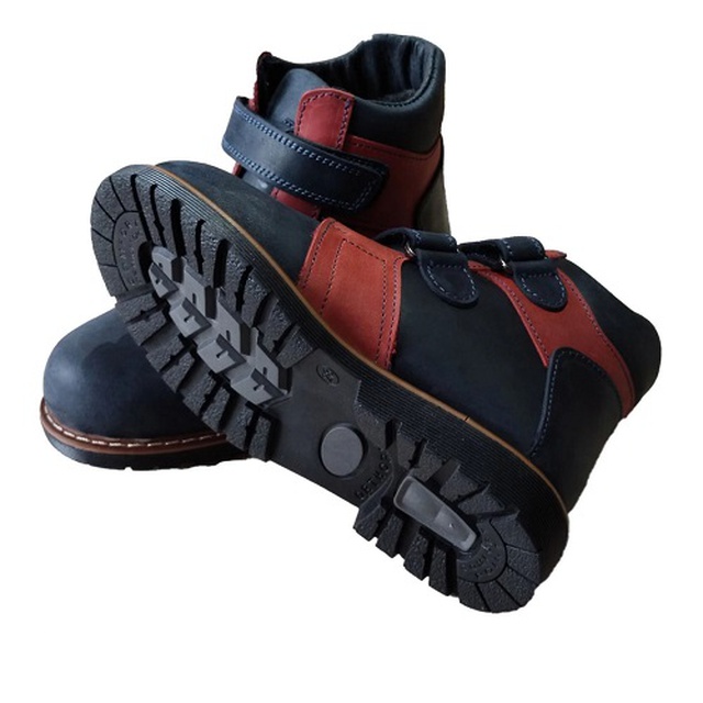 Зимние ортопедические ботинки FootCare FC-116 размер 21 сине-красные, Украина выбрать на сайте Orto-med.com.ua