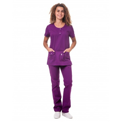Купить костюм медицинский женский "Флорида" (фиолетовый), Topline (Украина) на сайте orto-med.com.ua