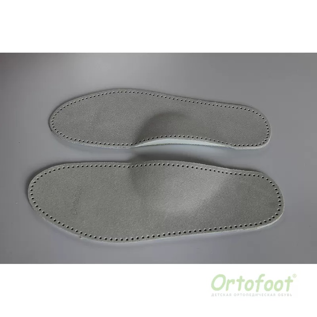 Купить ортопедические стельки с выкладкой продольного свода стопы из натуральной кожи в интернет-магазине Orto-med.com.ua