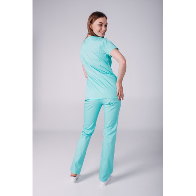Купити костюм медичний жіночий "Флорида" (бірюзового кольору), Topline (Україна) на сайті orto-med.com.ua