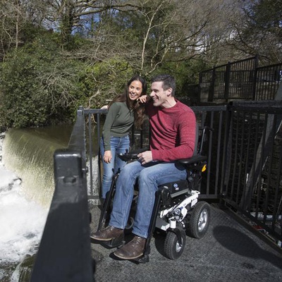 Инвалидная коляска с электроприводом складная Invacare Kite, (Германия), инвалидная коляска электро купить на сайте orto-med.com.ua