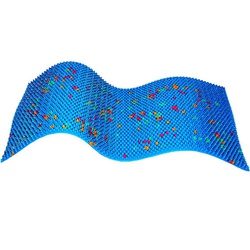 Купить аппликатор Ляпко коврик большой 7,0 Ag, разных цветов (зеленый, синий, красный) на сайте orto-med.com.ua