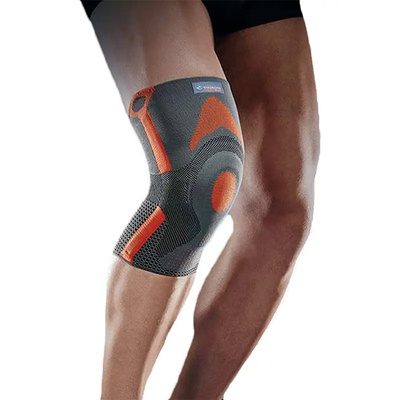 Купить бандаж на колено для бегаThuasne 0355, оранжево-серого цвета на сайте orto-med.com.ua