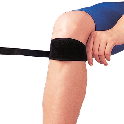 Купить бандаж на колено пателлярного с гелевой вставкой, NS-712, ortop, черного цвета на сайте orto-med.com.ua