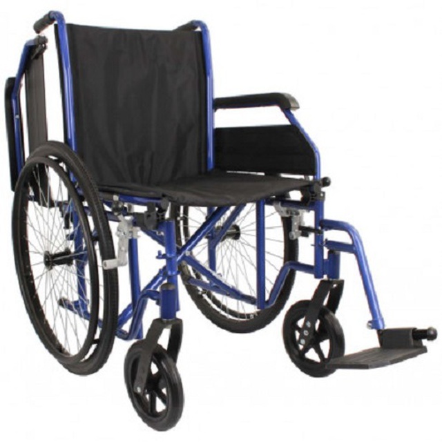Стандартная складная коляска инвалидная OSD-M2-** (черная), Китай купить на сайте Orto-med.com.ua