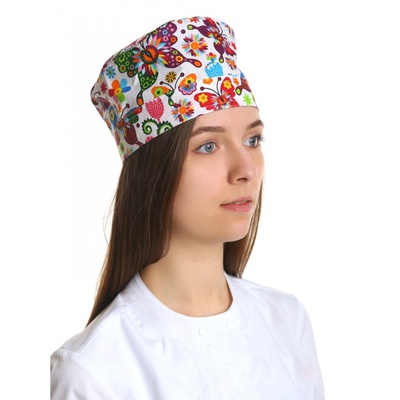 Купить Медична шапочка принт №15, Topline (Україна) на сайте Orto-med.com.ua