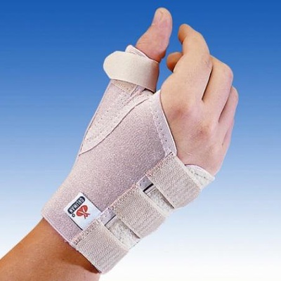 Купити Бандаж на великий палець кисті MP - 70, Orliman (Іспанія), бежевого кольору, чотири розмыри на сайті orto-med.com.ua