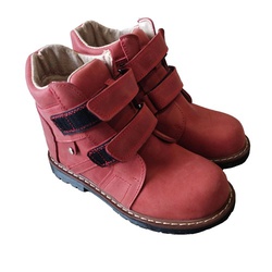Обрати дитяче ортопедичне взуття з супінатором FootCare FC-115 розмір 26 червоні, Україна на сайті Orto-med.com.ua