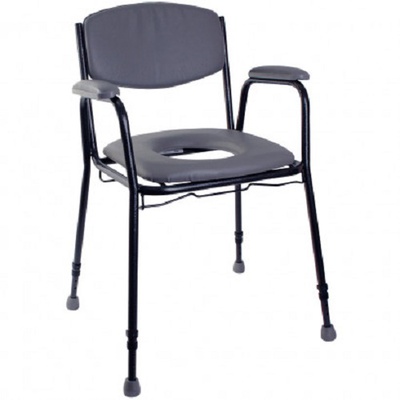 Туалетный стул с мягким сиденьем OSD-7400, Китай (серый) приобрести на сайте Orto-med.com.ua