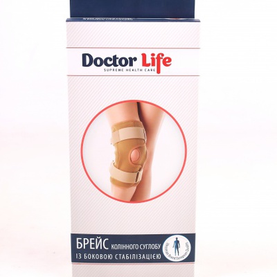 Купить бандаж на коленный сустав, эластичный бандаж на коленный сустав KS-02 TM Doctor Life на сайте Orto-med.com.ua