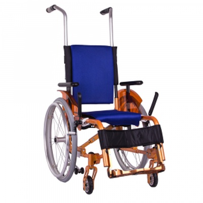 Купить детскую инвалидную коляску «ADJ KIDS» OSD-ADJK-M (оранжевая) на сайте Orto-med.com.ua