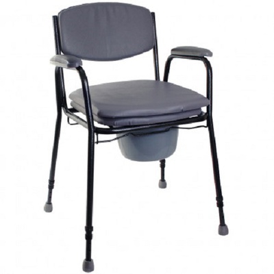Туалетный стул с мягким сиденьем OSD-7400, Китай (серый) заказать на сайте Orto-med.com.ua