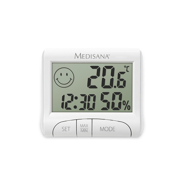 Заказать термогигрометр цифровой HG 100, Medisana (Германия), белый на сайте Orto-med.com.ua