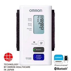 Тонометр автоматичний на зап'ясті білий з манжетою на зап'ясті HEM-9601T-E3 (OMRON NightView) замовити на сайті Orto-med.com.ua
