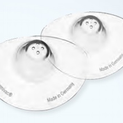 Купить Захисні накладки силіконові для сосків округлої форми Mamivac, розмір M (2 шт) на сайте Orto-med.com.ua