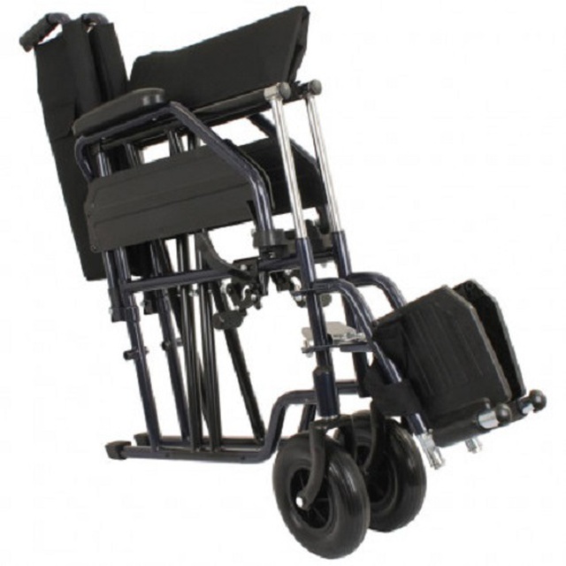 Усиленную складную инвалидную коляску OSD-STD-** (черная), Китай выбрать на сайте Orto-med.com.ua