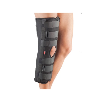 Купить Тутор для иммобилизации коленного сустава, Aurafix AO-45, (Турция), черного цвета на сайте orto-med.com.ua
