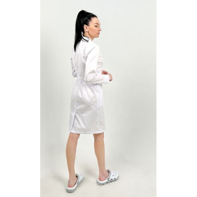 Купити медичний халат "Арізона" білого кольору, Topline на сайті orto-med.com.ua