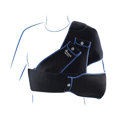 Купити жилет фіксуючий, Immo Vest, THUASNE (Франція), синього кольору, яскравого дизайну на сайті orto-med.com.ua