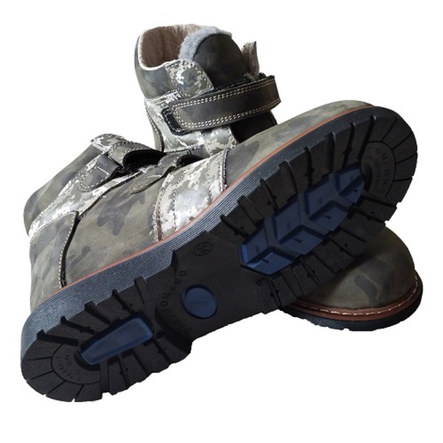 Ортопедичні черевики зимові дитячі FootCare FC-116 розмір 25 камуфляж, Україна обрати на сайті Orto-med.com.ua