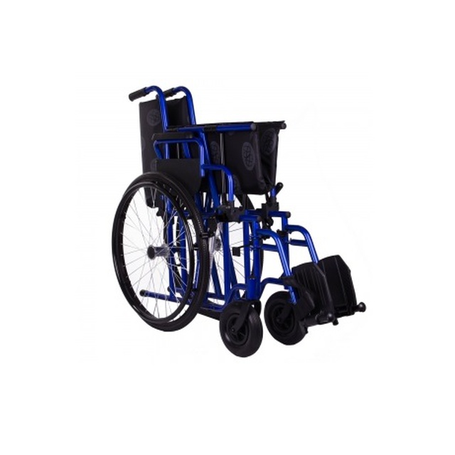 Купити інвалідний візок з посиленою рамою MILLENIUM Heavy Duty, синього кольору на сайті orto-med.com.ua