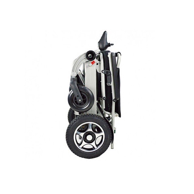 OSD-COMPACT купить инвалидную коляску с электроприводом хромированного цвета на сайте Orto-med.com.ua