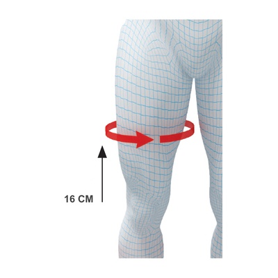 Купити ортез на коліно з шарнірами та можливістю регулювати кут згинання суглоба Aurafix 171, (Туреччина) на сайті orto-med.com.ua