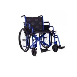 Купити інвалідний візок з посиленою рамою MILLENIUM Heavy Duty, чорного кольору на сайті orto-med.com.ua