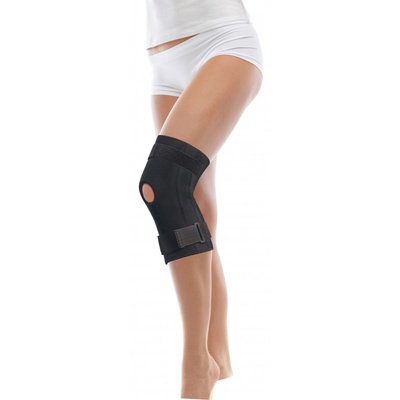 Купити бандаж для колінного суглоба з ребрами жорсткості (неопреновий) арт. 511 Toros (Україна), чорного кольору на сайті orto-med.com.ua