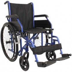 Купить стандартную складную коляску инвалидную OSD-M2-** (черную), Китай на сайте Orto-med.com.ua