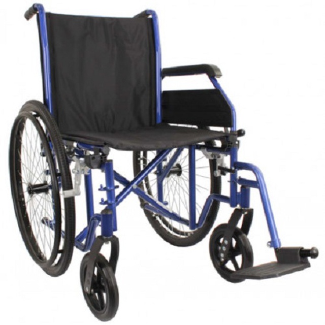 Стандартная складная коляска инвалидная OSD-M2-** (черная), Китай выбрать на сайте Orto-med.com.ua
