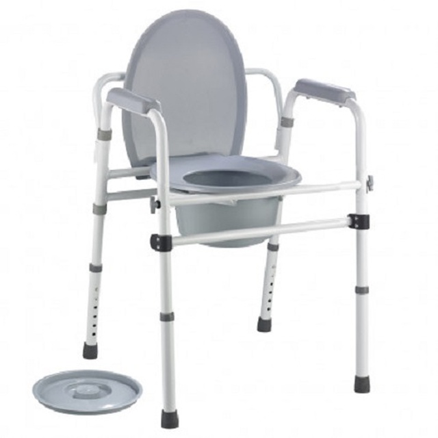 Складаний алюмінієвий стілець туалетний OSD-2110QA, Китай (сірий)Orto-med.com.ua придбати на сайті Orto-med.com.ua