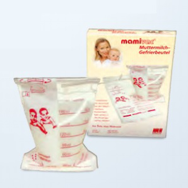 Купить Пластикові одноразові пакети Mamivac® (для збору, транспортування і заморожування зцідженого молока), 20 шт на сайте Orto-med.com.ua
