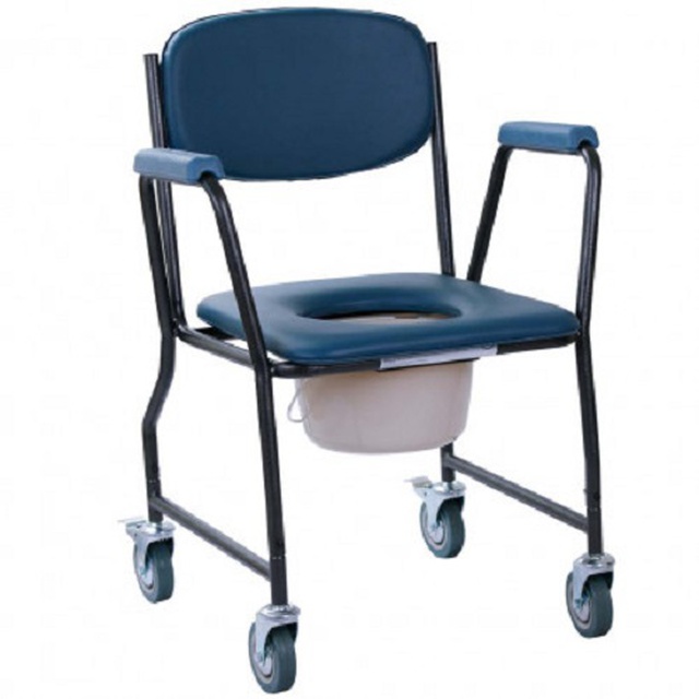 Розбірний стілець-туалет з м'яким сидінням OSD-MOD-WAVE2 (синій), Китай купити на сайті Orto-med.com.ua