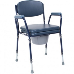 Розбірний стілець-туалет з м'яким сидінням OSD-3105 (синій), Китай обрати на сайті Orto-med.com.ua