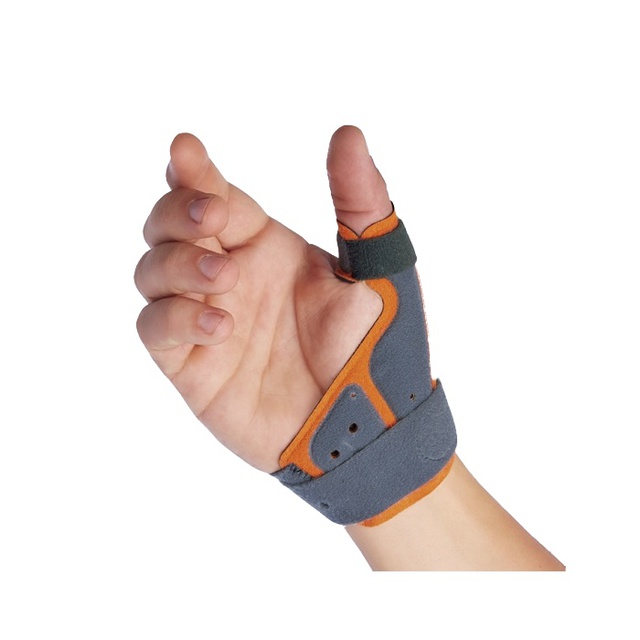 Купить жесткий ортез первого пальца кисти, MANUTEC-FIX RIZART, м770 Orliman (Испания), оранжево-серого цвета на сайте orto-med.com.ua