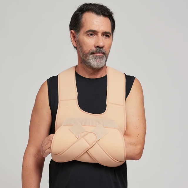 Купити ортез плечового пояса С-41, пов'язка "Дезо" Orliman, (Іспанія), бежевого кольору на сайті orto-med.com.ua