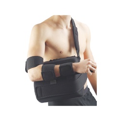 Купити косиночна пов'язка на плечовий суглоб, Aurafix AO-04, чорного кольору на сайті orto-med.com.ua