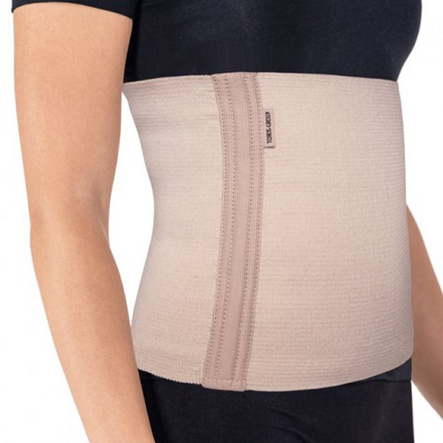 Купить бандаж поясничного отдела спины противорадикулитный бежевого цвета Toros-Group на сайте Orto-med.com.ua