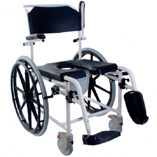 Крісло для інвалідів для душу та туалету OSD-B300, Китай (чорний) замовити на сайті Orto-med.com.ua
