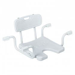 Придбати сидіння зі спинкою для ванни з U-подібним вирізом OSD-4514 білого кольору на сайті Orto-med.com.ua