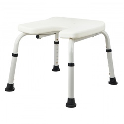 Купить стул для душа и ванны с U-образным вырезом OSD-4528 белого цвета на сайте orto-med.com.ua