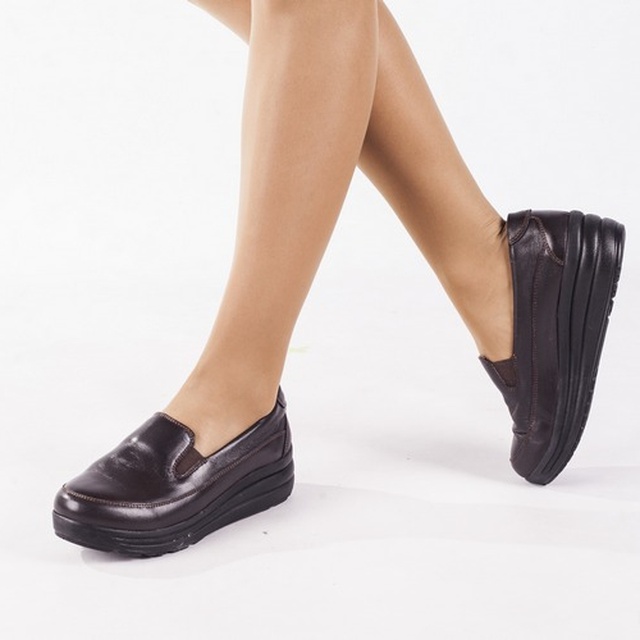 Купити жіноче ортопедичне взуття коричневого кольору в магазині Orto-med.com.ua