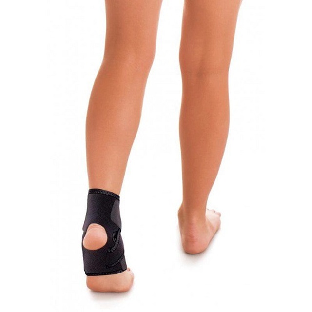 Купити бандаж на гомілковостопний суглоб роз'ємний неопреновий, Тип-414, Toros (Україна), чорного кольору на сайті orto-med.com.ua