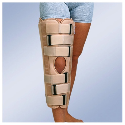 Купити тутор колінного суглоба IR-5100, Orliman, (Іспанія), бежевого та чорного кольору на сайті orto-med.com.ua
