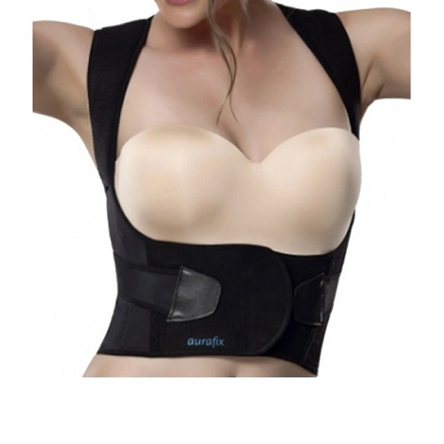 Придбати фіксатор постави (реклінатор) Aurafix AO-53, чорного кольору на сайті Orto-med.com.ua