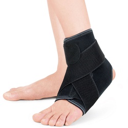 Замовити бандаж на гомілковостопний суглоб в магазині медтехніки, чорного кольору, на сайті Orto-med.com.ua
